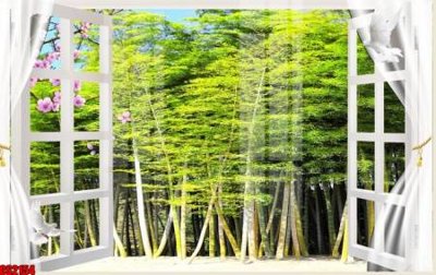File gốc File tranh gốc cửa sổ 3D CS2154 (trang trí) cho phòng khách
