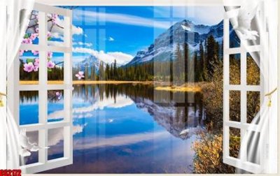 File gốc File tranh gốc cửa sổ 3D CS2172 (phong cách) châu Âu