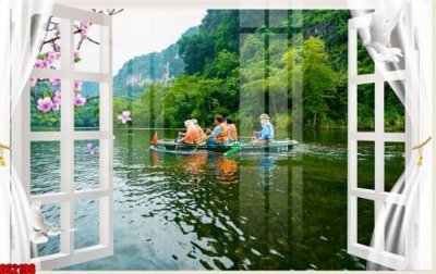 File tranh trang trí File tranh gốc cửa sổ 3D CS2196 (file gốc)