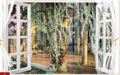 File gốc File tranh gốc cửa sổ 3D CS2198 (in 3D) nghệ thuật