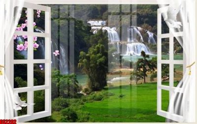 File gốc File tranh gốc cửa sổ 3D CS2202 (ảnh chi tiết) để in lụa