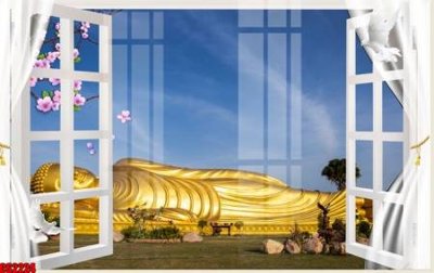 File tranh File tranh gốc cửa sổ 3D CS2224 (gốc) in backlit film