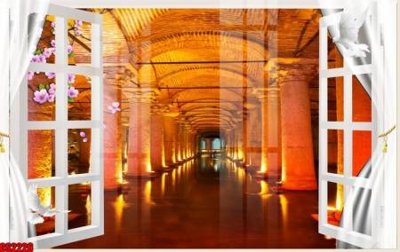 File tranh File tranh gốc cửa sổ 3D CS2226 (ảnh gốc) sắc nét hoàn hảo