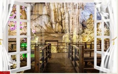 File gốc File tranh gốc cửa sổ 3D CS2233 (in ấn) màu sắc trung thực