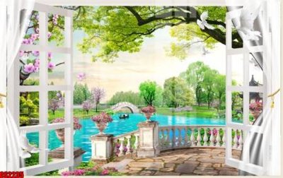 Tải file File tranh gốc cửa sổ 3D CS2235 (gốc) in ấn chất lượng