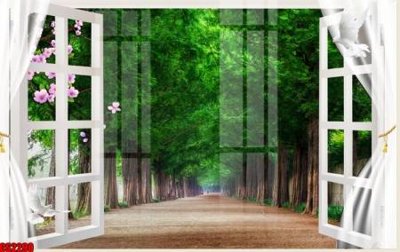 File in trần File tranh gốc cửa sổ 3D CS2290 (bản gốc) 5D