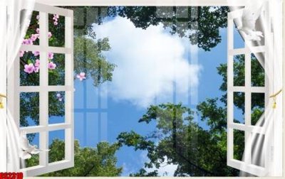 File PSD File tranh gốc cửa sổ 3D CS2310 (nguyên gốc) chất lượng cao