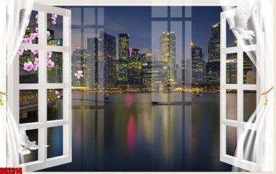 File gốc File tranh gốc cửa sổ 3D CS2314 (ảnh rõ nét) để in