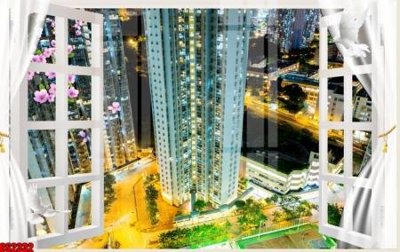 Chi tiết file gốc File tranh gốc cửa sổ 3D CS2332 (cho in tráng gương)