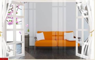 File in ấn File tranh gốc cửa sổ 3D CS2333 chuyên nghiệp