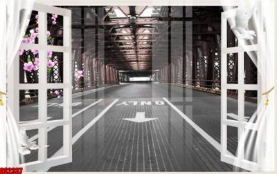 Tải file PSD File tranh gốc cửa sổ 3D CS2337 (nguyên layer) để in