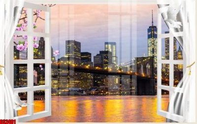 File gốc File tranh gốc cửa sổ 3D CS2401 (cho in ấn) độc quyền