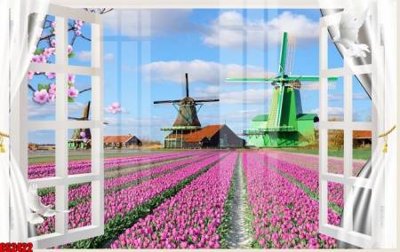 File gốc File tranh gốc cửa sổ 3D CS2422 (in mica) làm bảng hiệu