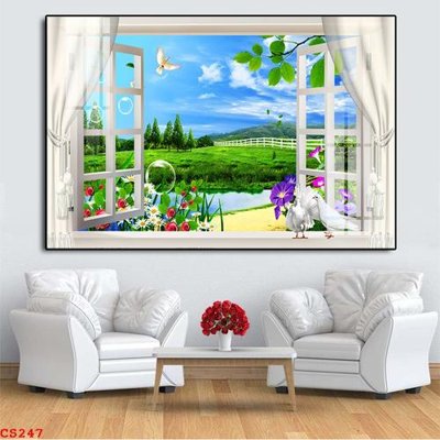 File tranh File gốc cửa sổ 3D CS247 (ảnh gốc) độ nét vượt trội