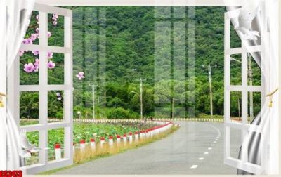 File ảnh File tranh gốc cửa sổ 3D CS2473 (gốc) in Hiflex