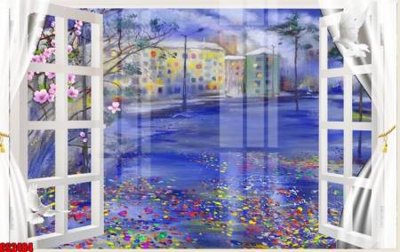 Tải file gốc File tranh gốc cửa sổ 3D CS2484 (bản PSD) đầy đủ layer