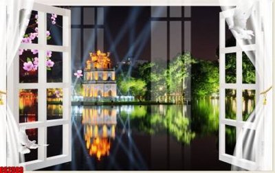 File gốc File tranh gốc cửa sổ 3D CS2503 (cho in ấn) từ kho Filetranh