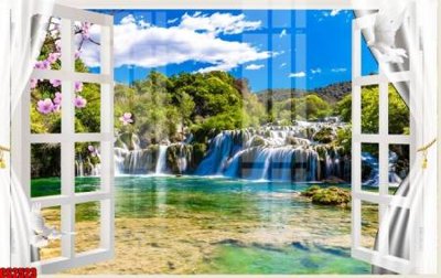 File gốc File tranh gốc cửa sổ 3D CS2523 (phong cách) cổ điển