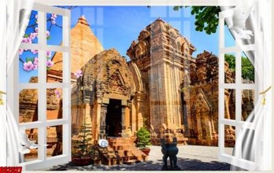 File tranh File tranh gốc cửa sổ 3D CS2527 (bản gốc) in canvas