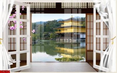 File tranh quảng cáo File tranh gốc cửa sổ 3D CS2534 (file gốc) chuyên nghiệp