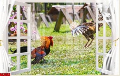 File gốc File tranh gốc cửa sổ 3D CS2563 (in mica) làm bảng hiệu