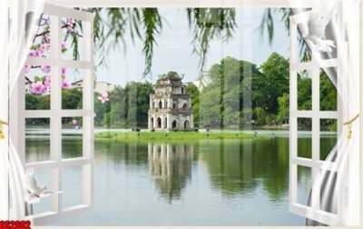 File gốc in ấn File tranh gốc cửa sổ 3D CS2602 (sẵn sàng tải về)