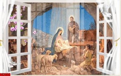 File tranh trang trí File tranh gốc cửa sổ 3D CS2609 (file gốc)