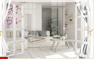 File PSD File tranh gốc cửa sổ 3D CS2692 (chất lượng in ấn)