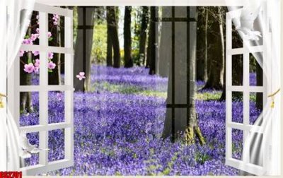 File gốc File tranh gốc cửa sổ 3D CS2701 (in tráng gương) hiện đại