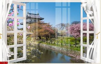 File PSD File tranh gốc cửa sổ 3D CS2707 (bản gốc) độ phân giải cao