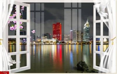 File tranh File tranh gốc cửa sổ 3D CS2716 (ảnh gốc) chi tiết rõ ràng