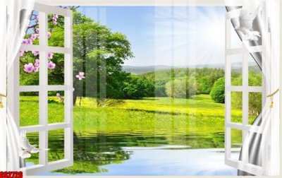 File gốc File tranh gốc cửa sổ 3D CS2726 (in 3D) nghệ thuật