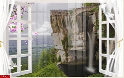 File in trần File tranh gốc cửa sổ 3D CS2756 (bản gốc) trời sao