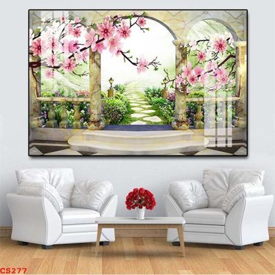 File ảnh File gốc cửa sổ 3D CS277 (gốc) in PP, decal