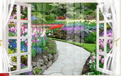 File gốc File tranh gốc cửa sổ 3D CS2777 (cho in ấn) độc quyền