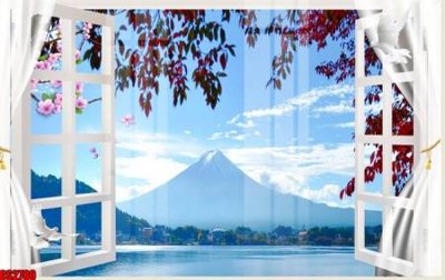 File gốc in ấn File tranh gốc cửa sổ 3D CS2780 độ phân giải cao