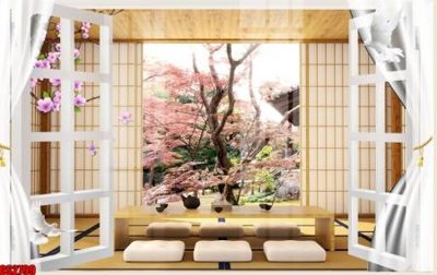 File PSD File tranh gốc cửa sổ 3D CS2799 (nguyên gốc) chất lượng cao