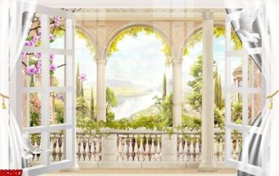 Mua file gốc File tranh gốc cửa sổ 3D CS2827 (chất lượng) tại Filetranh.com