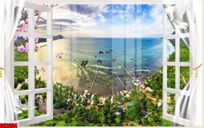 File in ấn cao cấp File tranh gốc cửa sổ 3D CS2864 (file gốc)