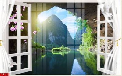 File gốc File tranh gốc cửa sổ 3D CS2871 (vector) cho in ấn