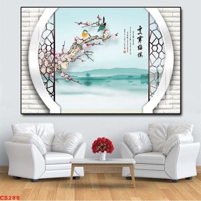 File tranh File gốc cửa sổ 3D CS288 (gốc) chủ đề thành phố