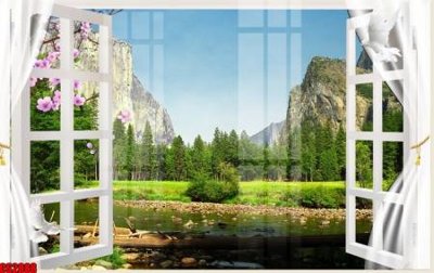 Tải file File tranh gốc cửa sổ 3D CS2888 (ảnh gốc) in gạch 3D