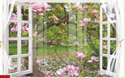 File tranh File tranh gốc cửa sổ 3D CS2937 (gốc) chủ đề thiên nhiên