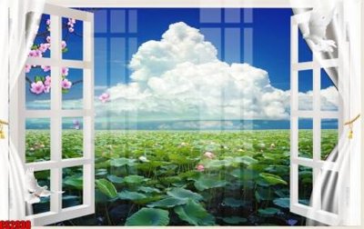 File tranh File tranh gốc cửa sổ 3D CS2938 (gốc) in backlit film