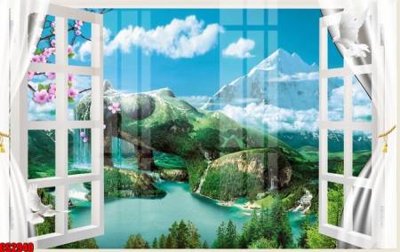 File gốc File tranh gốc cửa sổ 3D CS2940 (PNG) nền trong suốt