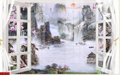 File gốc File tranh gốc cửa sổ 3D CS2941 (vector) cho in ấn