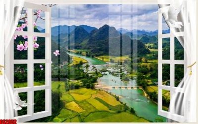 File tranh gốc File tranh gốc cửa sổ 3D CS2952 (bản quyền) độc đáo