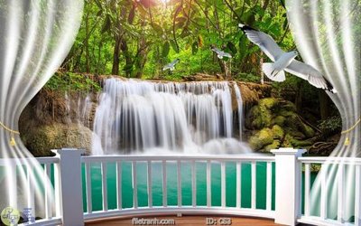 File tranh File gốc cửa sổ 3D CS3 (bản gốc) treo phòng ăn