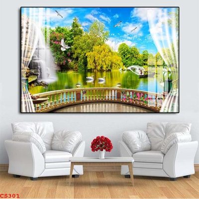 File tranh File gốc cửa sổ 3D CS301 (ảnh gốc) độ nét vượt trội