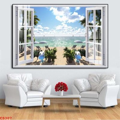 File ảnh File gốc cửa sổ 3D CS307 (gốc) in quảng cáo ngoài trời